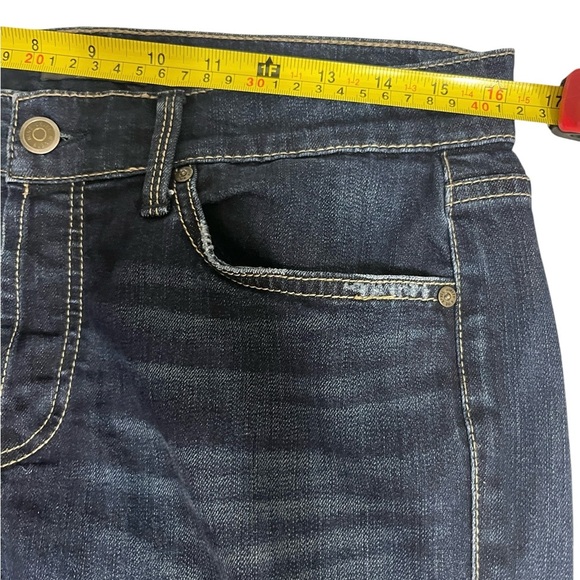 Anthropologie Level 99 Classic Blue Distressed Women Jeans Sz 28 - Picture 12 of 15